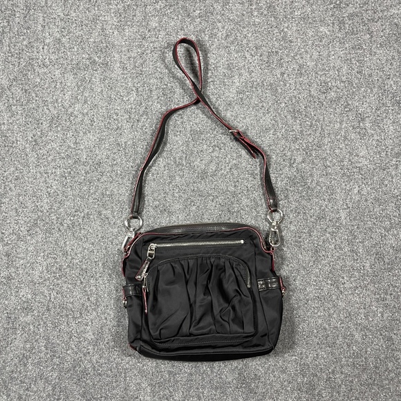 MZ Wallace Lizzy Crossbody Shoulder Bag Purse Handbag Black 0936 - Picture 13 of 14